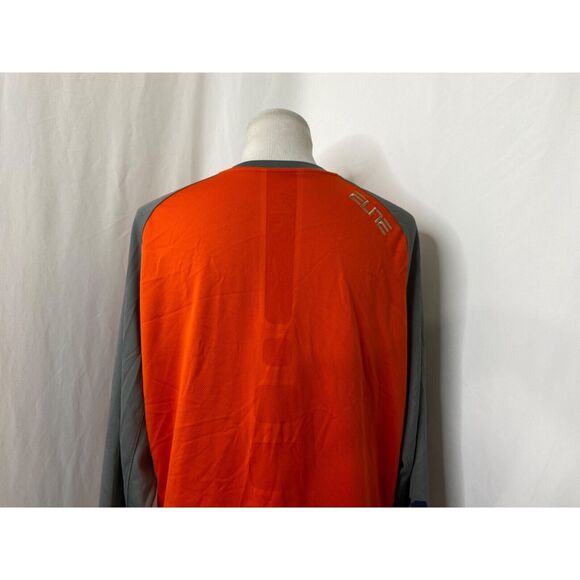 Syracuse University Nike Men's Shirt Orange Grey NCAA Dri-Fit Elite Size Large - Picture 7 of 16